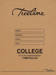 A4 72 page 17mm CAT Ruled Exercise Book