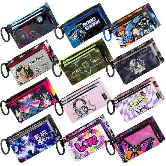 3-compartment / piece stationery pencil bag
