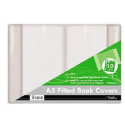 A5 Clear Pre-cut Book Covers (set of 5)