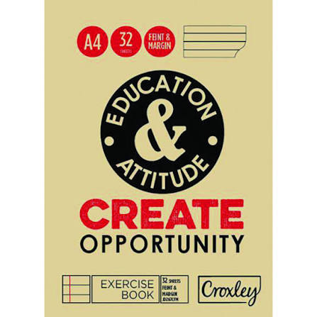 A4 32pg Exercise Book