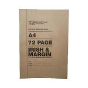 A4 72pg College Irish Ruled Book