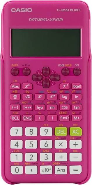 Casio Calculator (fx-82za Plus II) - Pink